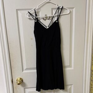 Garage Black Strappy Dress